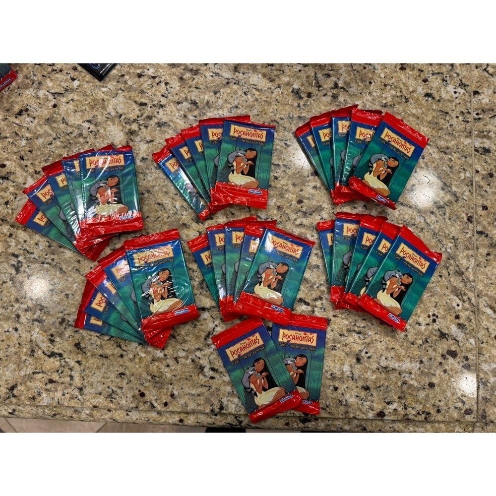 1995 Skybox Pocahontas Trading Cards 32 Packs- New Factory Sealed